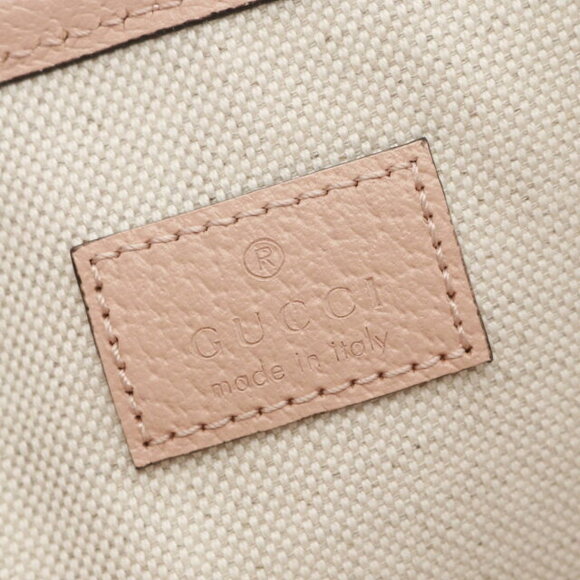 Gucci Ophidia Tote Bag GG Supreme canvas leather pink - Picture 4 of 10